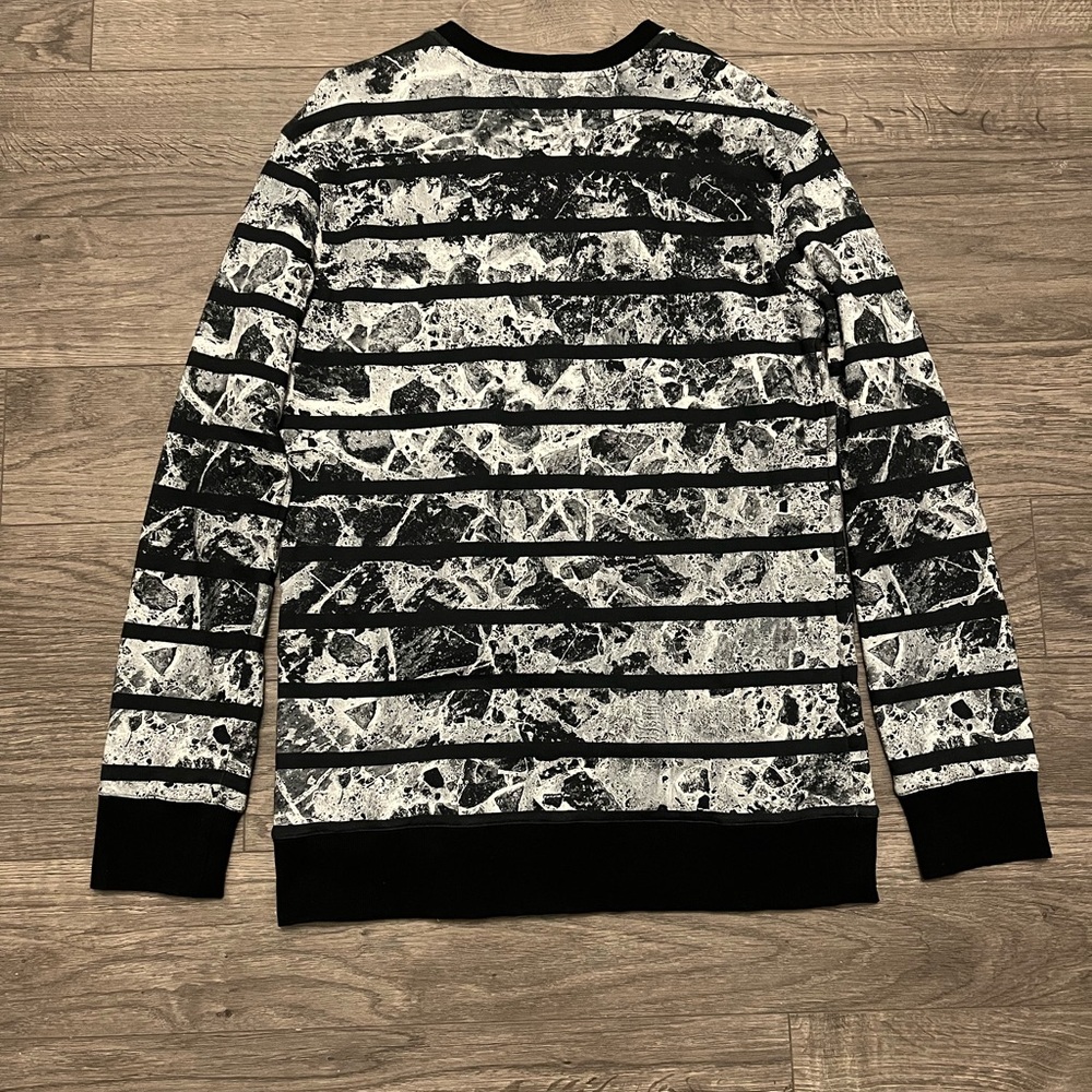 Helmut Lang Monochrome Striped Crewneck Sweater image 5
